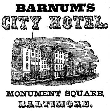 Barnum's City Hotel circ: 1850