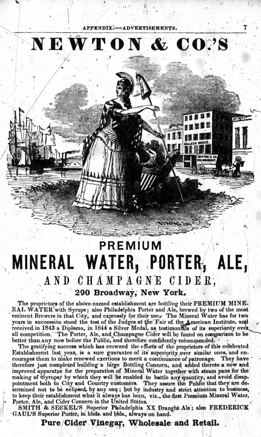 Newton & Co. 1846 Ad