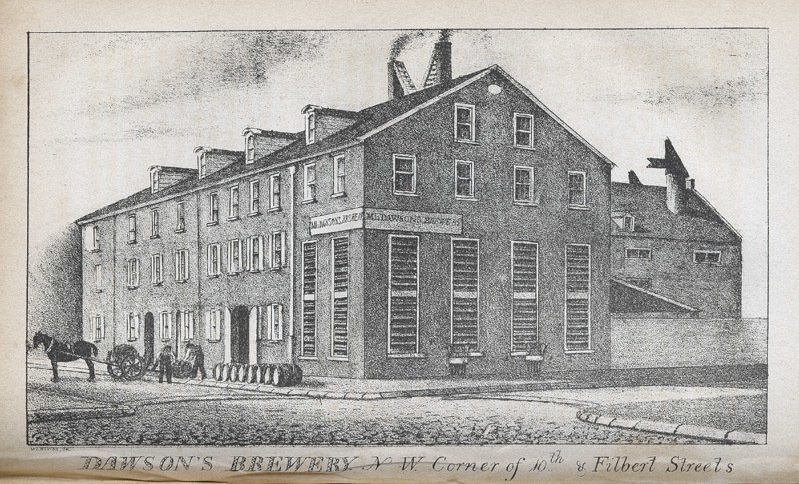 Dawson's Brewery (Courtesy of the Library Company)