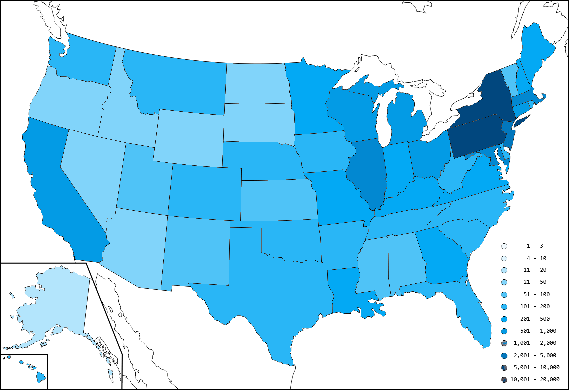 Map of Soda & Beer Bottles: All Bottles