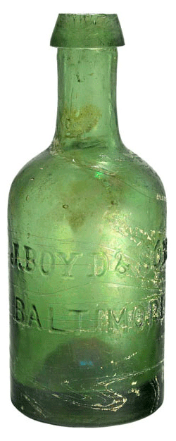 J. Boyd & Son bottle circ: 1842-1843