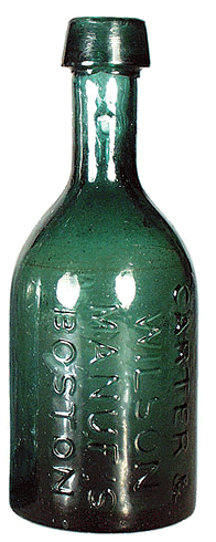 Carter & Wilson Green Bottle circ: 1844
