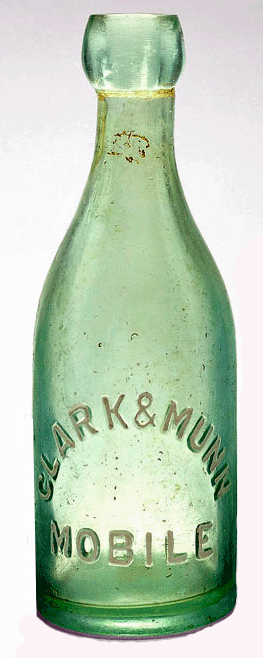 Clark & Munn Soda Bottle