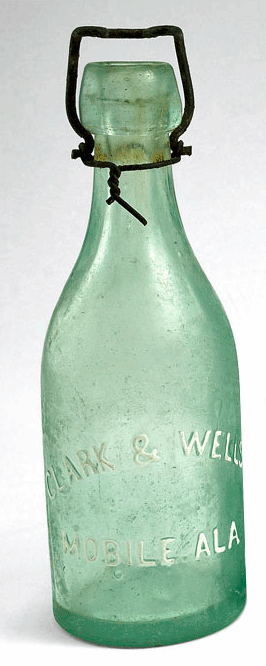 Clark & Wells Soda Bottle