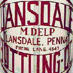 Applied Color Label on a Glass Bottle
