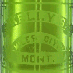 Etching on a Glass Bottle