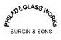 PHILADA GLASS WORKS BURGIN & SONS