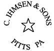 Manufacturer Id = 50067 C. IHMSEN & SONS STAR PITTS PA