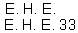 Manufacturer Id = 50396 E. H. E. 33