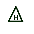 H (in triangle)