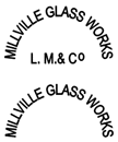 Manufacturer Id = 51156 MILLVILLE GLASS WORKS L. M. & Co