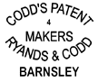 Manufacturer Id = 51551 CODD'S PATENT 4 MAKERS RYLAND & CODD BARNSLEY