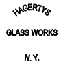 Manufacturer Id = 52439 HAGERTY GLASS WORKS N. Y.