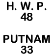 Manufacturer Id = 52895 H. W. P. 48 PUTNAM 33