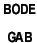 Manufacturer Id = 55620 BODE G A B