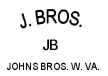 Manufacturer Id = 55932 J, BROS. JB JOHNS BROS. W. VA.