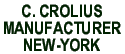 Manufacturer Id = 56169 C. Crolius Manufacturer New-York