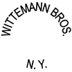 Manufacturer Id = 57570 WITTEMANN BROS N. Y.