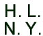 H. L. N. Y.