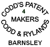 Manufacturer Id = 61741 CODD'S PATENT 4 MAKERS CODD & RLYANDS BARNSLEY