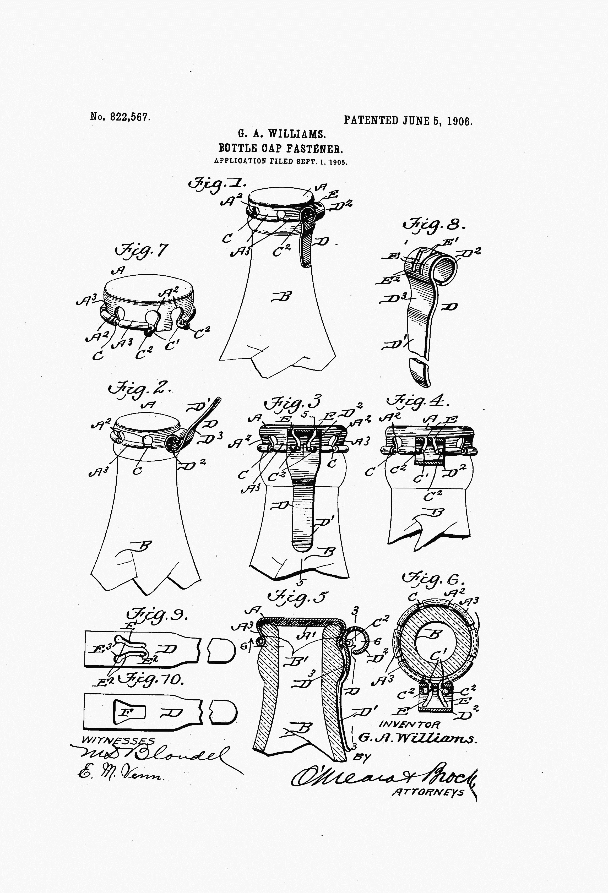 Patent 822,567